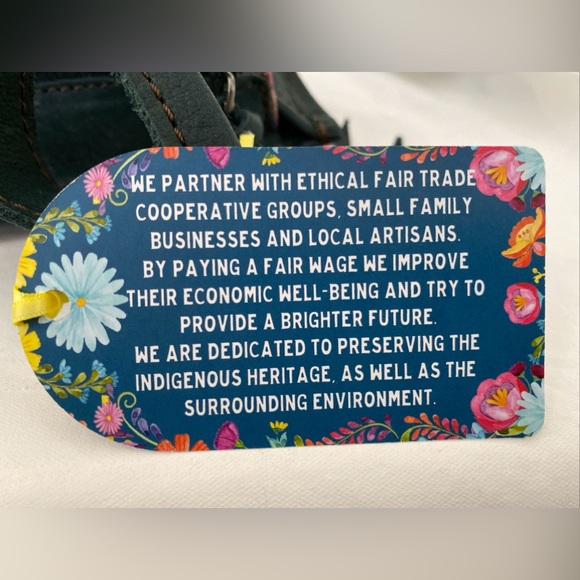 Sirens & Starlight ARTISAN FABRIC & LEATHER TOTE NEW NWT OOAK! - Picture 13 of 13